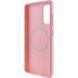 TPU чохол Bonbon Metal Style with MagSafe для Samsung Galaxy A25 5G Рожевий / Light Pink 316874 фото 3