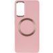 TPU чохол Bonbon Metal Style with MagSafe для Samsung Galaxy A25 5G Рожевий / Light Pink 316874 фото 2