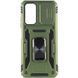 Ударостійкий чохол Camshield Army Ring для Xiaomi Redmi Note 11 (Global) / Note 11S / Note 12S Оливковий / Army Green 256156 фото 4