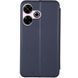 Шкіряний чохол (книжка) Classy для Xiaomi Redmi 13 4G / Poco M6 4G Темно-синій 317724 фото 4