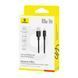 Кабель Baseus Silky Series Fast Charging Type-C 100W (1m) (P10377703113-000) black 359716 фото 2
