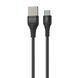 Кабель Proove Double Way Weft Micro USB 2.4A (1m) (CCDW20001301) Black 287134 фото 1