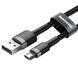 Кабель Baseus Cafule USB кабель USB For Micro 2A 3М (CAMKLF-HG1) Black/Grey 252373 фото 7