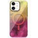 Чохол TPU Shiny Mountain (MagFit) для Apple iPhone 11 (6.1") Yellow / Pink 354384 фото 1