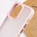 TPU+PC чохол Metal Buttons для Apple iPhone 14 Pro (6.1") Рожевий 256740 фото 5