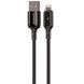 Кабель Proove Dense Metal USB to Lightning 2.4A (2m) (CCDM20001121) black 395934 фото 1