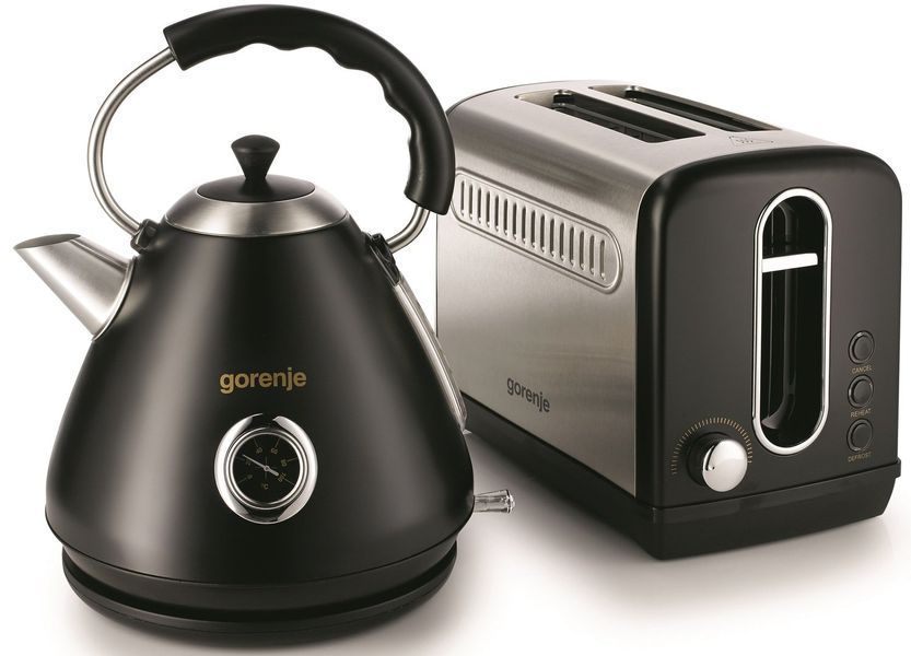 Електрочайник Gorenje 1.7л, пластик, чорний (K17CLBK) 363241 фото