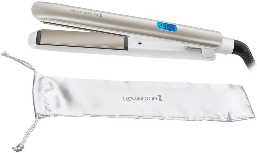 Випрямляч Remington Hydraluxe, 55Вт, темп.режимів-9, 150-230С, дисплей, кераміка, білий (S8901) 370950 фото