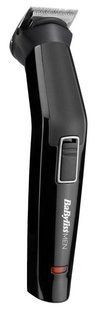 Набір для стрижки Babyliss, для бороди, вусів, голови і носа, акум., вібраційний мотор, насадок-6, сталь, чорний (MT725E) 370322 фото