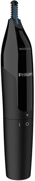 Тример Philips Series 1000, для носа та вух, 1хАА, сталь, чорний (NT1650/16) 370366 фото