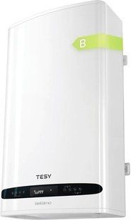 Водонагрівач електр. TESY Bellislimo Cloud плаский GCR 802722 E31 ECW Wi-Fi, 80л, 2,2кВт, ун. монтаж, електр. кер-ння, B, білий 363908 фото