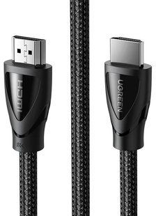Кабель UGREEN HD140 HDMI Cable With Braided 2m Black (80403) 278811 фото