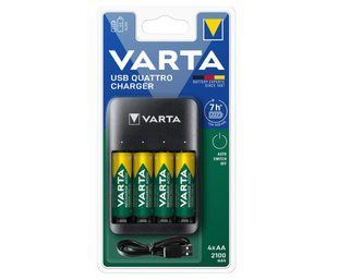 Зарядний пристрій Varta Value USB Quattro Charger 4хNI MH AA2100 мА&bull;год (57652101451) 365362 фото