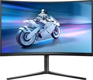 Монiтор TFT PHILIPS 31.5" Evnia 32M2C5500W/00 VA Curved QHD 240Hz 2*HDMI 2*DP USB Height Grey 349961 фото