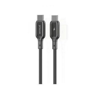 Кабель Proove Flex Metal Type-C to Type-C 60w (1m) (CCFM60002201) Black 283059 фото