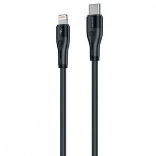 Кабель Proove Soft Silicone Type-C to Lightning 27W (2m) (CCSO27002121) black 389310 фото