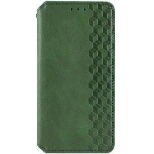 Шкіряний чохол книжка GETMAN Cubic (PU) для Samsung Galaxy A14 4G/5G Зелений 269047 фото