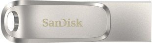 Накопичувач SanDisk 64GB USB 3.1 Type-A + Type-C Dual Drive Luxe Срібний (SDDDC4-064G-G46) 375391 фото