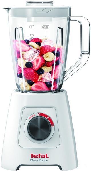 Блендер Tefal стаціонарний Blendforce 600Вт, чаша-1250мл, білий (BL420131) 367926 фото