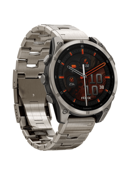 Смарт-годинник Garmin Fenix 8 47mm AMOLED Sapphire Titanium with Vented Titanium Bracelet (010-02904-40) 323572 фото
