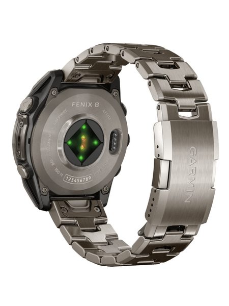 Смарт-годинник Garmin Fenix 8 47mm AMOLED Sapphire Titanium with Vented Titanium Bracelet (010-02904-40) 323572 фото