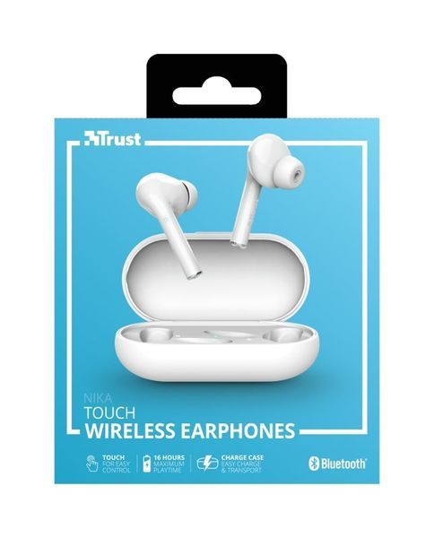 Навушники Trust Nika Touch True Wireless Mic White 361961 фото