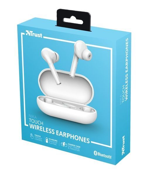 Навушники Trust Nika Touch True Wireless Mic White 361961 фото