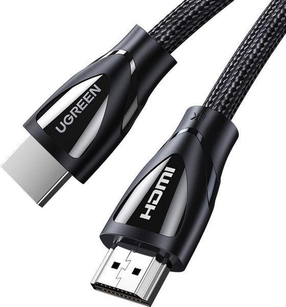 Кабель UGREEN HD140 HDMI Cable With Braided 2m Black (80403) 278811 фото