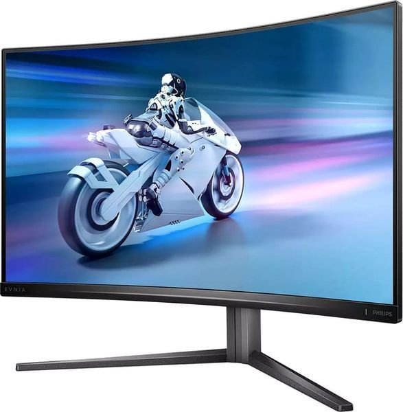 Монiтор TFT PHILIPS 31.5" Evnia 32M2C5500W/00 VA Curved QHD 240Hz 2*HDMI 2*DP USB Height Grey 349961 фото