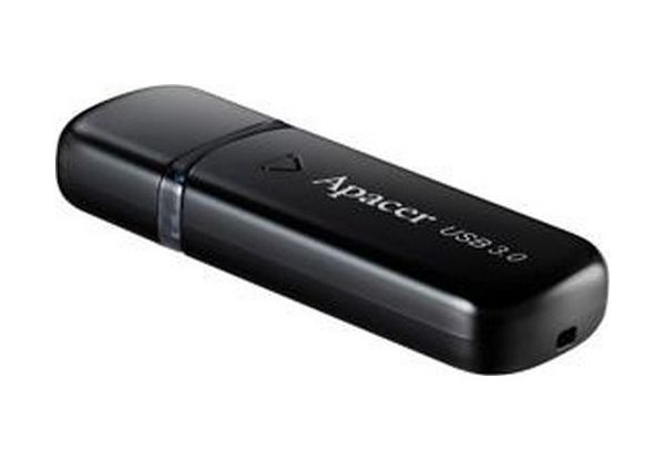 Флеш-пам'ять USB Apacer AH355 64GB Black USB3.0 (AP64GAH355B-1) 318475 фото