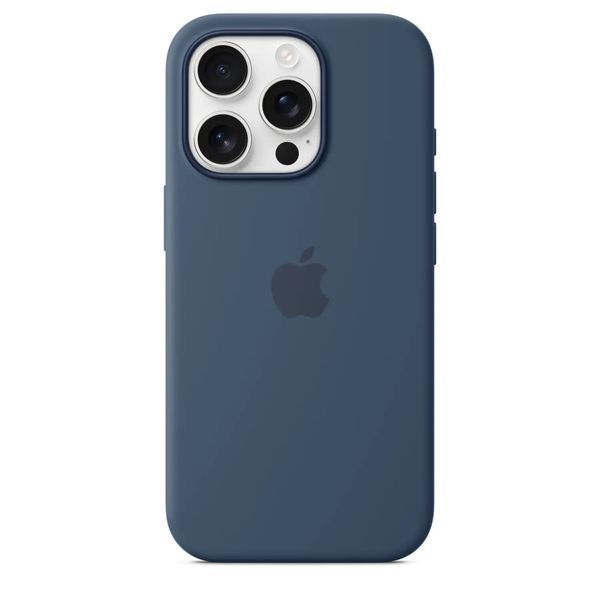 Чохол-накладка Apple iPhone 16 Pro Silicone Case with MagSafe - Denim (MYYK3) 322317 фото