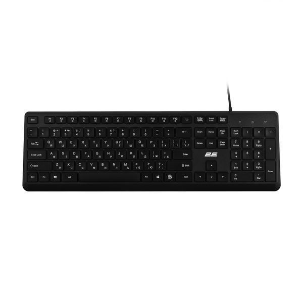 Комплект клавіатура та миша 2E MK405 USB-A, EN/UK, чорний (2E-MK405UBK_UA) 362763 фото