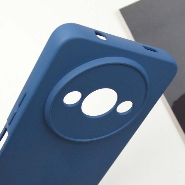Чохол TPU GETMAN Liquid Silk Full Camera для Xiaomi Redmi A3 Синій / Navy Blue 356538 фото