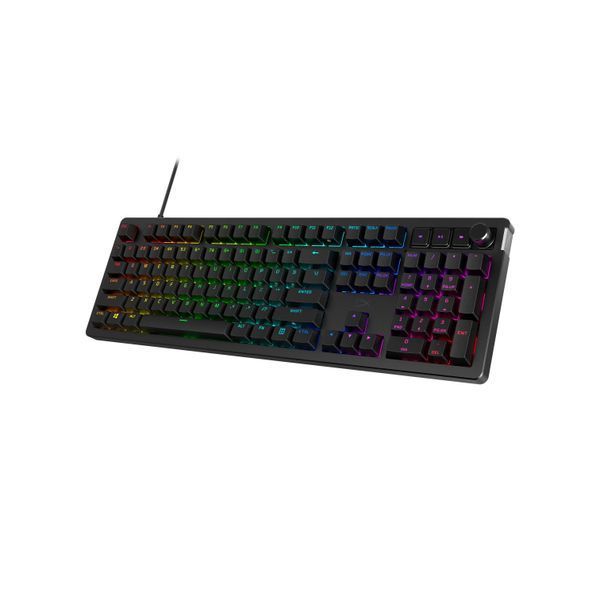 Клавіатура механічна HyperX Alloy Rise 106key, Red, USB-A, EN/UA, RGB, чорний (7G7A3AA) 365580 фото
