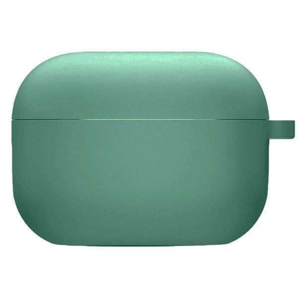 Силіконовий футляр з мікрофіброю для навушників Airpods 3 Зелений / Pine Needle 344993 фото