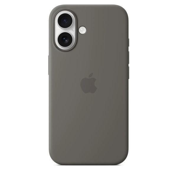 Чохол-накладка Apple iPhone 16 Silicone Case with MagSafe - Stone Gray (MYY33) 323673 фото