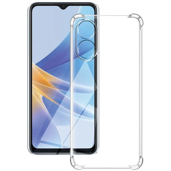 TPU чохол GETMAN Ease logo посилені кути Full Camera для Oppo A98 Безбарвний (прозорий) 295113 фото