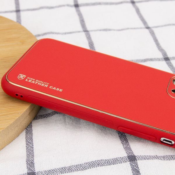 Шкіряний чохол Xshield для Apple iPhone 13 Pro (6.1") Червоний / Red 240960 фото