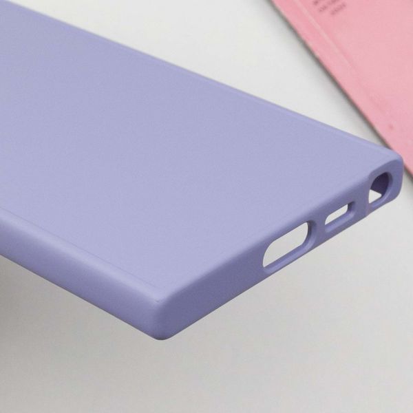 TPU чохол Bonbon Metal Style для Samsung Galaxy S24 Ultra Бузковий / Dasheen 284979 фото