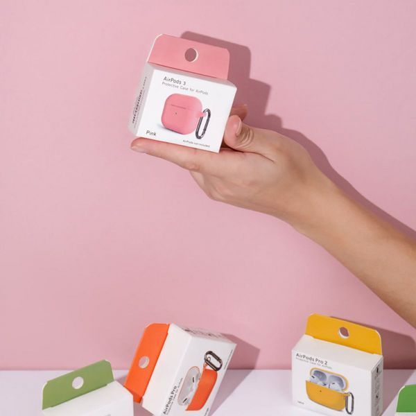 Чохол Silicone Case New for AirPods 4 lilac cream 336754 фото