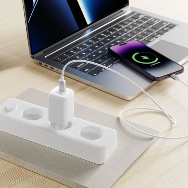 Зарядний Пристрій Proove Silicone Power 40W (Type-C + Type-C) (WCSP4020002) White 287135 фото