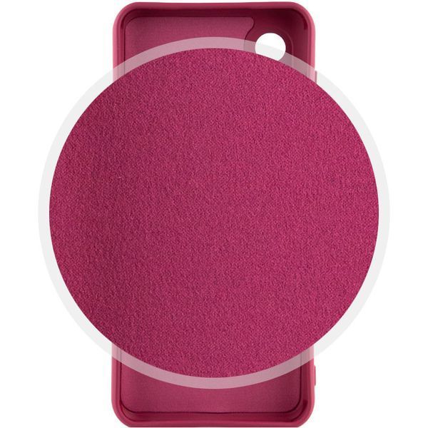 Чохол Silicone Cover Lakshmi Full Camera (A) для Samsung Galaxy A03 Core Бордовий / Marsala 248682 фото
