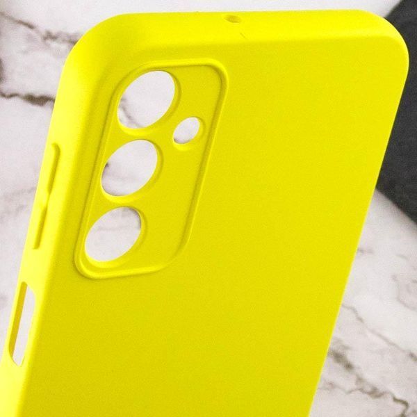 Чохол TPU GETMAN Liquid Silk Full Camera для Samsung Galaxy M34 5G Жовтий / Flash 397139 фото