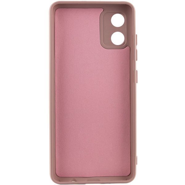 Чохол TPU GETMAN Liquid Silk Full Camera для Motorola Moto E13 Рожевий / Pink Sand 323846 фото