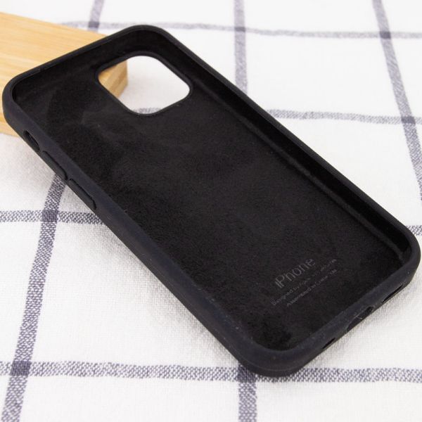 Чохол Silicone Case Full Protective (AA) для Apple iPhone 13 (6.1") Чорний / Black 215758 фото