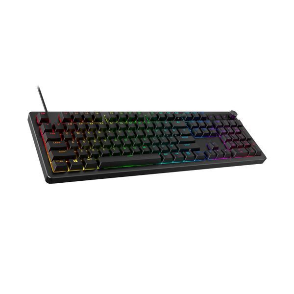 Клавіатура механічна HyperX Alloy Rise 106key, Red, USB-A, EN/UA, RGB, чорний (7G7A3AA) 365580 фото