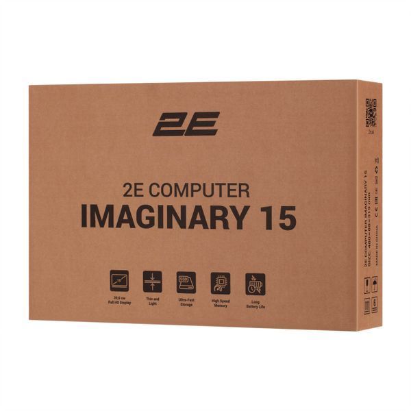 Ноутбук 2E Imaginary 15.6" FHD IPS AG, Intel i7-1355U, 16GB, F512GB, UMA, DOS, Чорний (NL57AU-15UA30) 371230 фото