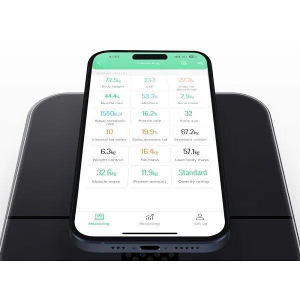 Смарт ваги торгової марки OYEET колір темно-сірий&nbsp;(BS-OY02) 378606 фото