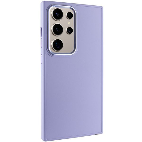TPU чохол Bonbon Metal Style для Samsung Galaxy S24 Ultra Бузковий / Dasheen 284979 фото