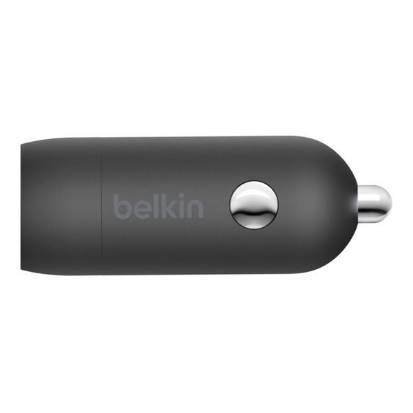 Зарядний пристрій автомобільний Belkin 30Вт USB-C PD PPS, кабель USB-C > USB-C, 1м, чорний (CCA004BT1MBK-B6) 373048 фото